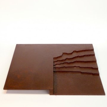 Topografies IV, FERRO, 40 X 40 X 2 CMM, 2008_w600_h600